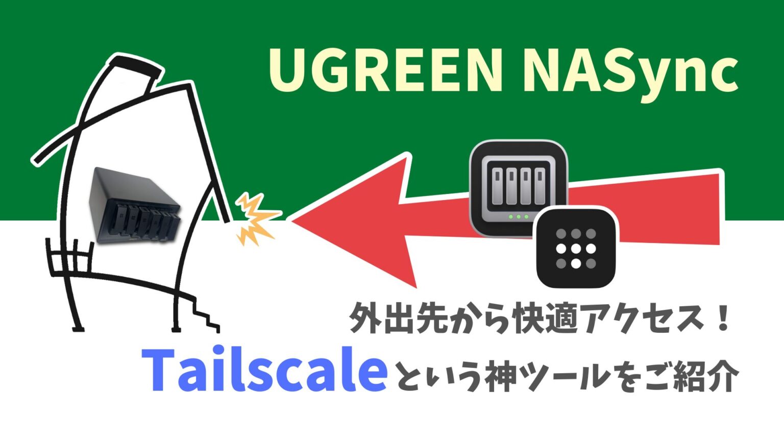 ugreen-nas-outside-access-by-tailscale-eye-catch