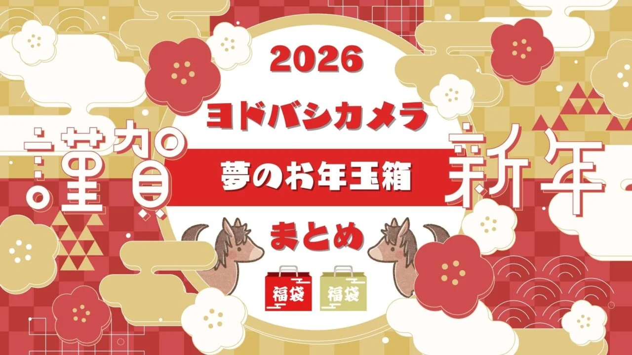 ぐうてるブログ | 2026年 ヨドバシカメラ福袋 夢のお年玉箱 予想＆開封